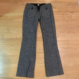 Grey work pants. Cute buttons. Size 6.